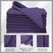 Lann's Linens Set of 12 Cloth Dinner Napkins, 17-inch Polyester Napkins, Washable and Reusable Fabric for Weddings, Hotels, Restaurants